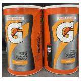 2-76.5oz Orange Gatorade thirst quencher powder