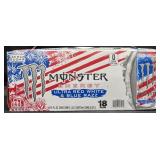 18-16 fl oz Monster Energy drinks