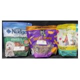 40oz Nudges, 32oz sweet potato fries dog treats &