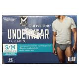92 total protection underwear for men, size S/M