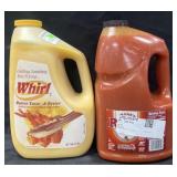 1 gal. Whirl butter flavored oil & 1 gal. Frankï¿½s