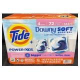 72ct. Box of Tide Downy Soft Boosters PowerPods