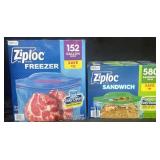 Ziploc Freezer Bags 152 Gallon Bags, Ziploc