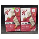 36 Kelloggï¿½s strawberry protein bars