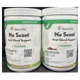 2-12.6oz NaturVet No Scoot pumpkin flavored soft