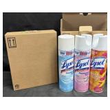 6- 19oz. Cans of Lysol Disinfectant Spray