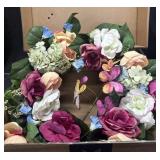 26in Floral Wreath butterfly