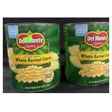 2, 6lb (10oz) of whole kernel corn