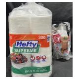 900 Hefty Supreme styrofoam bowls & 132-16oz