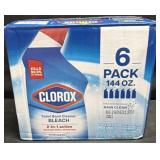 6- 24fl.oz. Bottles of Clorox Toilet Bowl Cleaner