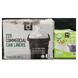 200-50 gal. Commercial liners & 200-4 gal. Small