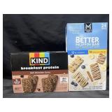 24-1.76 packs of Kind granola bars & 24-1.4oz the
