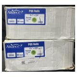 100-220ï¿½ POS rolls, 3 1/8ï¿½ x 220ï¿½