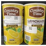 2-5lb 2.5oz Country Time lemonade drink mix