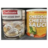 6lb 9oz Country Sausage Gravy & 106 oz Cheddar