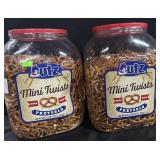 Two Mini twisters pretzels 60oz bite size.