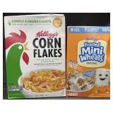 43oz Kelloggï¿½s corn flakes & 55 oz frosted mini