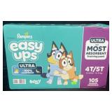 Pampers Easy Ups 4T/5T 105 Training Underwear