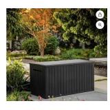 Keter 170 Gal. Resin Deck Box Large Indoor/