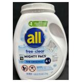 120ct. Tub of All Free&Clear Mighty Pacs