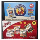 36-1oz Zappï¿½s potato chips & 40-.5oz Pirateï¿½s
