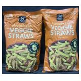 2-23.5 oz avocado oil veggie straws with sea salt