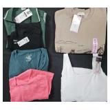 Women's size Small shirts and dresses. Most New