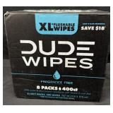 400ct. Box of XL Dude Wipes