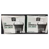 2- 220ct. Boxes of 50Gal. Commercial Can Liners