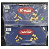 2- Barilla 6 packs 3 boxes rotini 3 boxes