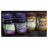 Twin pack of weltchs grape jelly 30oz. Two almond