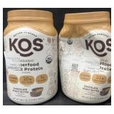 2-38.5 oz KOS organic superfood plant protein