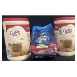 2, 3.5lb of coffee mate rich and smooth. Seattles