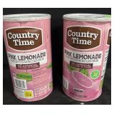 2 counts of 5lbs Country time pink lemonade