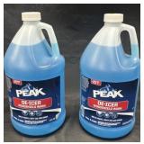 2- Peak de-iced windshield wash 1 gallon each