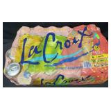 24-12oz La Croix sparkling water, 1 can damaged