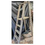 The Dayton Safety Ladder Co. Wooden ladder