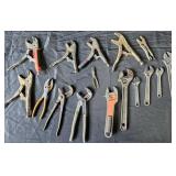 Adjustable wrenches and Vice grips