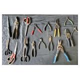 Wire snips, tin snips, scissors