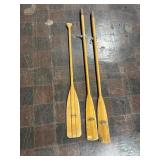 3- Feather Brand Wooden Oars