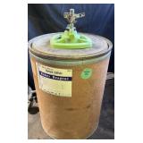Storage canister and yard sprinkler