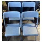 4 folding chairs