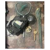 Fishing gear: Poles, Net, Tackle