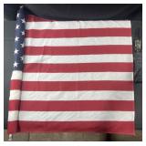 American flag & umbrella