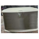 Rubbermaid outdoor deck box. 42x25x24'