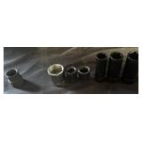 Sockets: 13/16 (threaded), 17mm, 3/4, 11/16 deep,