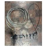 Scrap metal: Antenna, roll of copper
