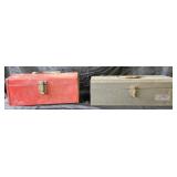 2 Metal tool boxes