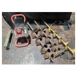 Tecumseh TC II gas powered Power Drill and 3