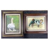 2 framed wall art, 18-24ï¿½ high